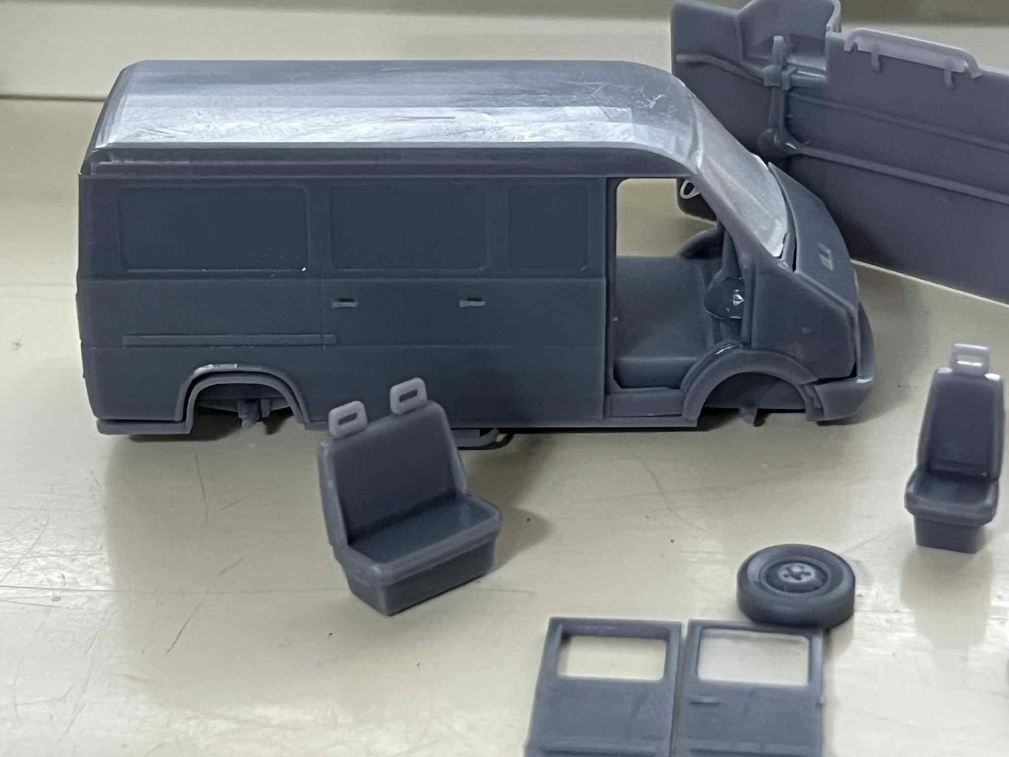 Lublin 3 Blaszak Zestaw Do Samodzielnego Montażu (1:43) Model Żywiczny - obrazek 5