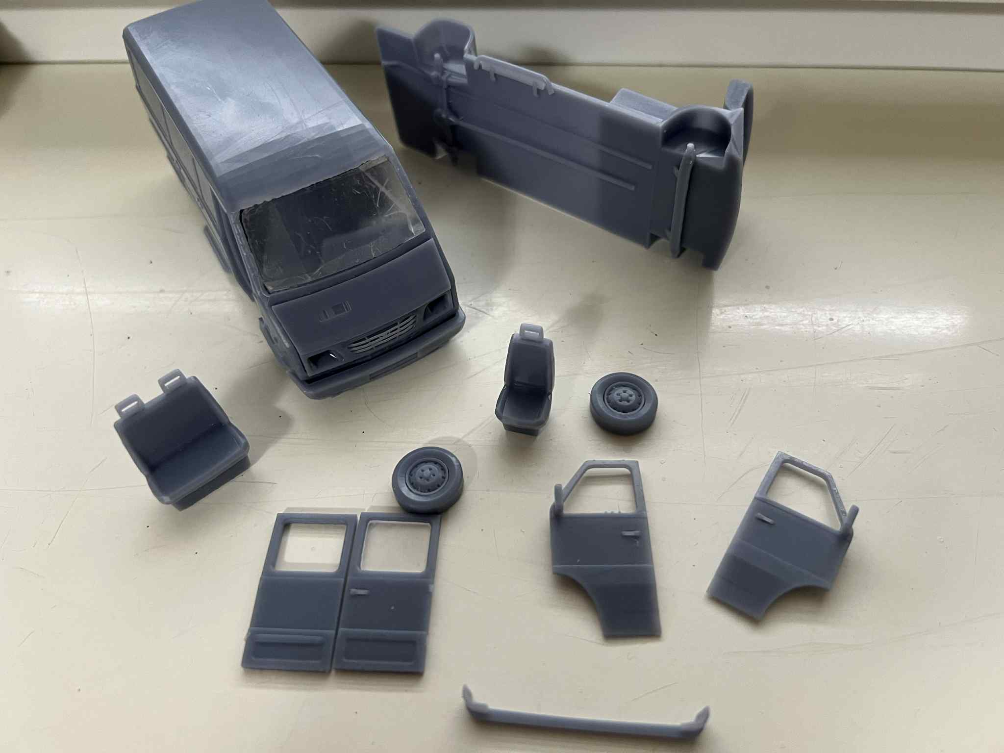 Lublin 3 Blaszak Zestaw Do Samodzielnego Montażu (1:43) Model Żywiczny - obrazek 2